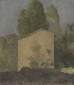 5 ≪風景≫1921 年　モランディ美術館（ボローニャ）蔵_Landscape, 1921 (V.66) Museo Morandi, Bologna